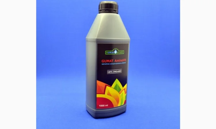 Добриво органічне Гумат Аміновіт 1 л концентроване - фото № 2