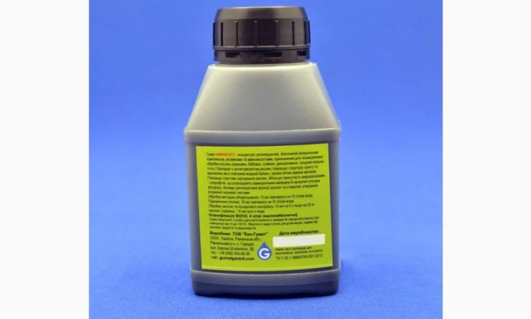 Добриво органічне Гумат Аміновіт 250 мл концентроване - фото № 4