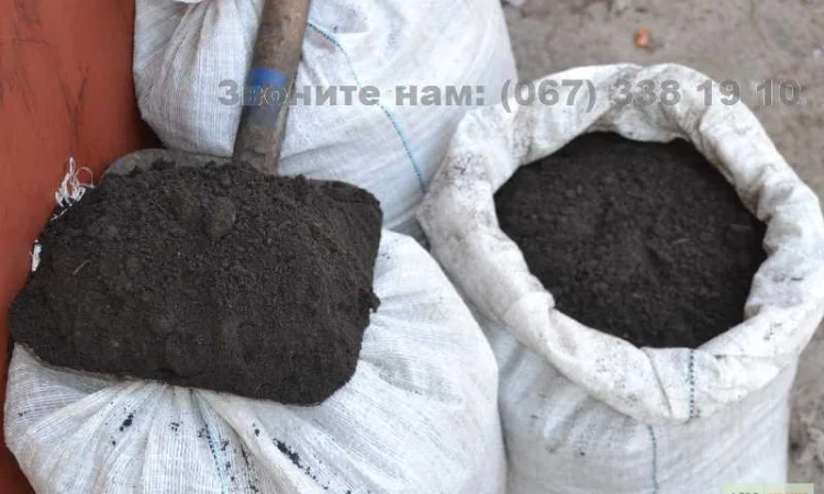 Чернозем недорого Киев Отрадный Борщаговка Чернозем в мешках Перегной - фото № 5
