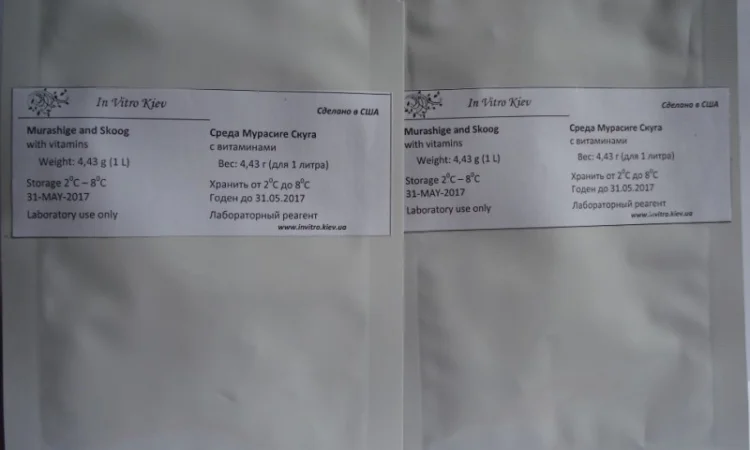 Питательная среда Мурасиге Скуга - 1 литр - фото № 2