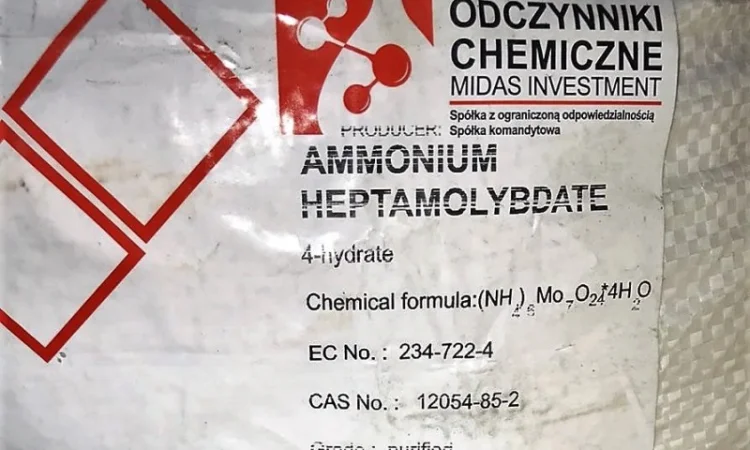 Молибдат аммония, аммоний молибденовокислый, или парамолибдат аммония - фото № 2