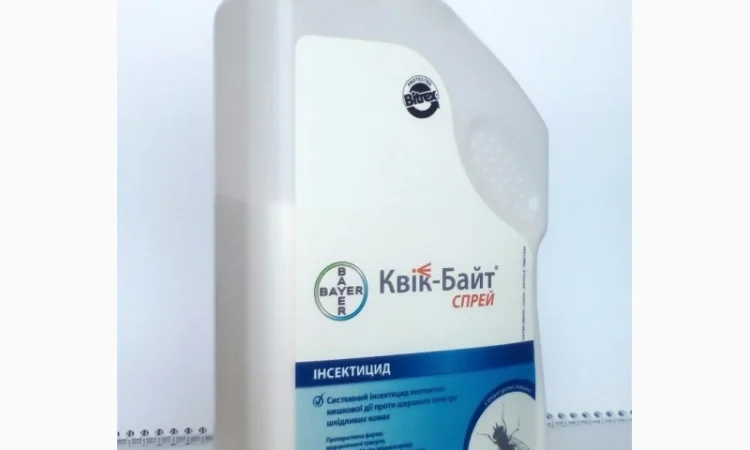 КВІК-БАЙТ СПРЕЙ контролю чисельності різних видів мух - фото № 2