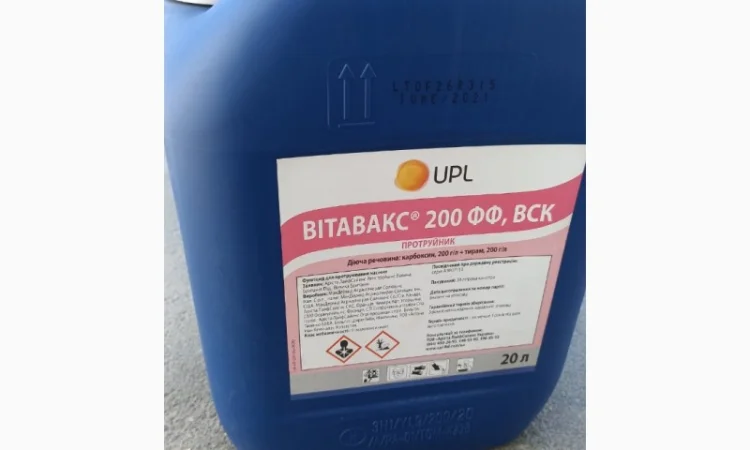 Вітавакс – комбінований фунгіцидний протруйник насіння зернових, кукурудзи, льону, гороху - фото № 1