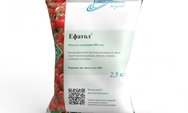 Ефатол - системний фунгіцид профілактичної /лікувальної дії від збудників комплексу хвороб - фото № 1