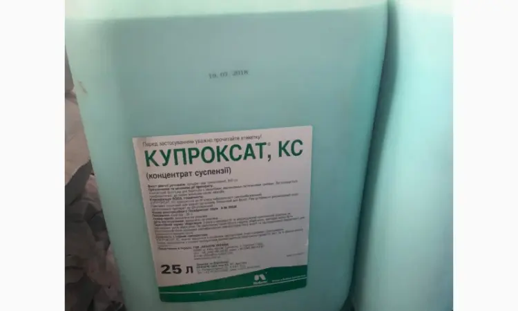 Купроксат - контактний мідьвмісний фунгіцид для захисту сої, соняшника, овочів і плодів - фото № 1