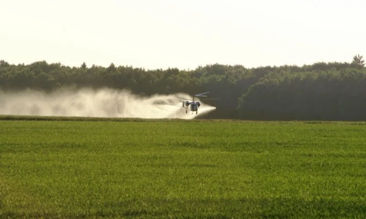Авіавнесення фунгіцидів гелікоптером та кукурузником - фото № 1