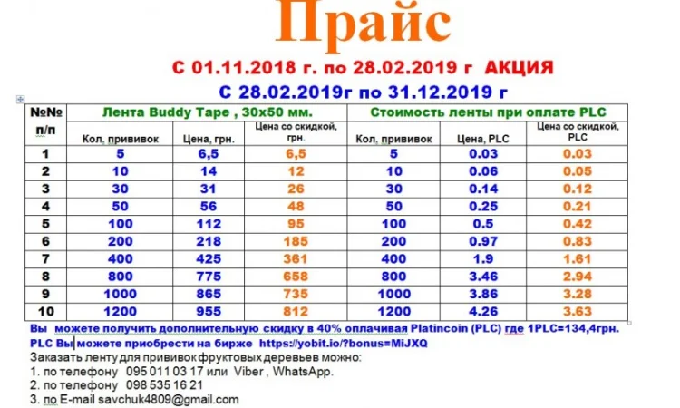 Лента для прививки и окулировки фруктовых деревьев - фото № 2