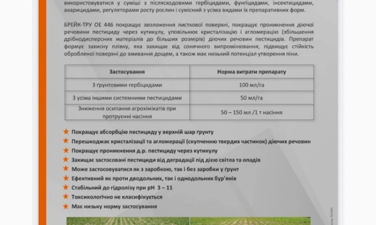 Ад'ювант Брейк-Тру ОЕ446 (поліефір) - фото № 1