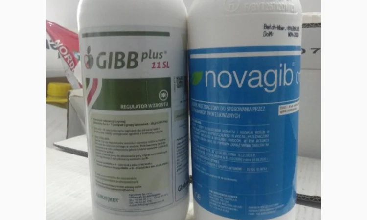 Новагіб - Регулятор росту рослин для застосування на зерняткових плодових культурах - фото № 1