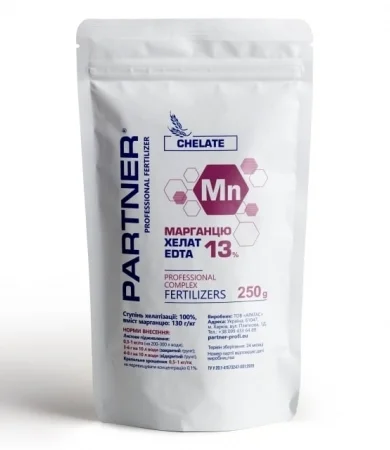 Мідь Хелат Cu EDTA 15%, Добрива PARTNER, 250г - фото № 2