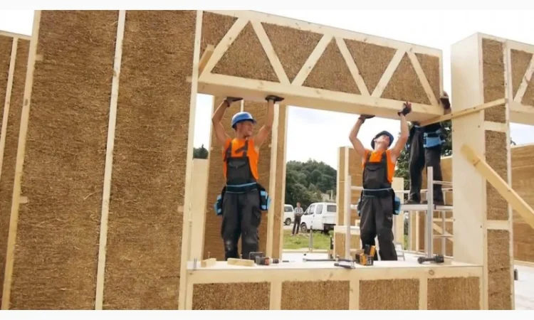 Солома тюкована для будівництва - фото № 4