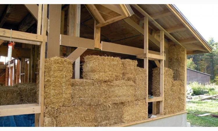 Солома тюкована для будівництва - фото № 5