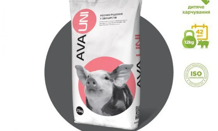 БМВД AVA UNI Стартер 25% для свиней 12-30 кг - фото № 1