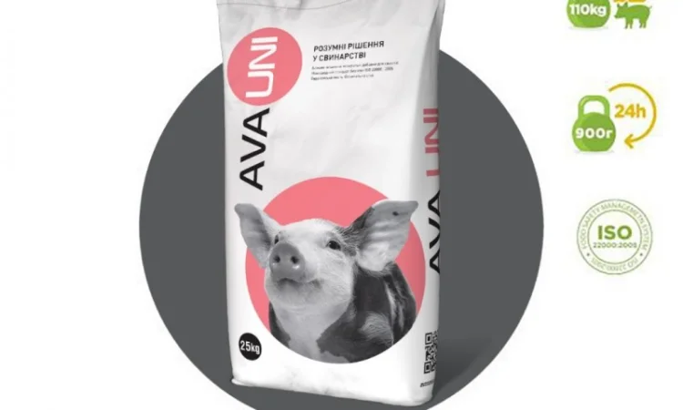 Добавка до комбікорму БМВД для свиней 30-65кг AVA UNI Фініш 10% - фото № 1