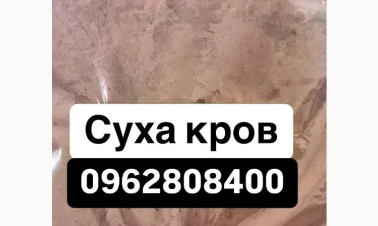 Суха кров для годівлі тварин - фото № 1