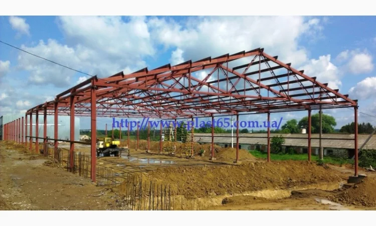 Будівництво каркасних ангарів в Україні - фото № 1