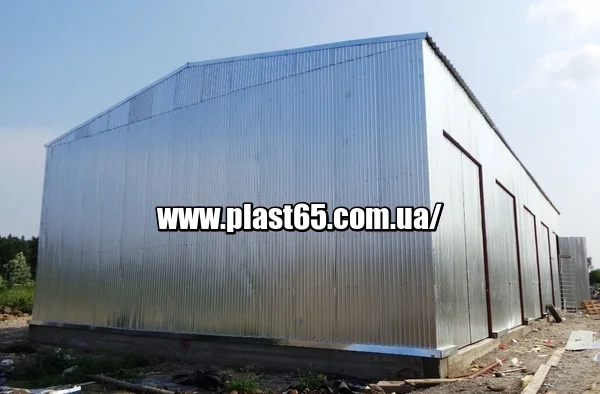 Ангари з оцинкованого профнастилу - фото № 1