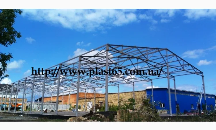 Ангари збірно-розбірні, каркасного типу під ключ - фото № 1