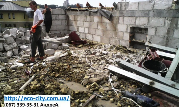 Снос дачного дома,  снос аварийных домов Демонтаж зданий и сооружений - фото № 1