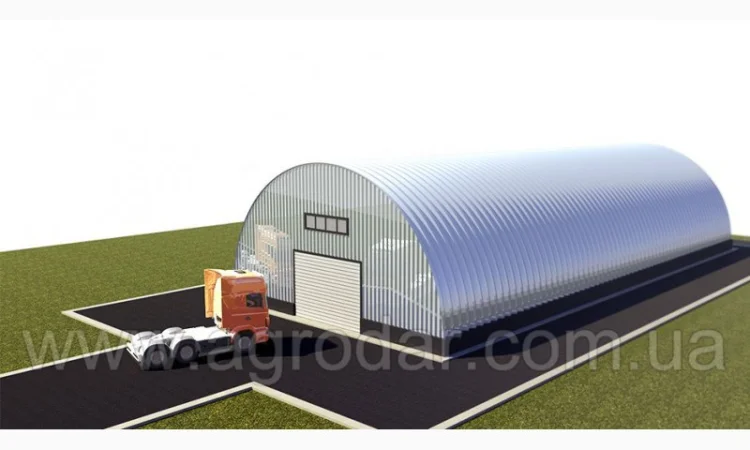 Бескаркасные арочные ангары - фото № 1