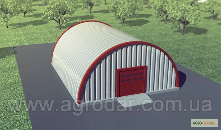 Бескаркасные арочные ангары - фото № 2