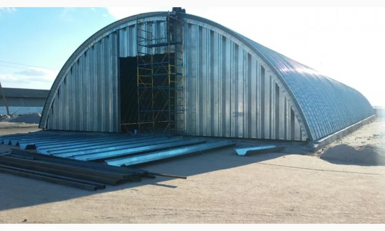 Бескаркасные арочные ангары - фото № 1