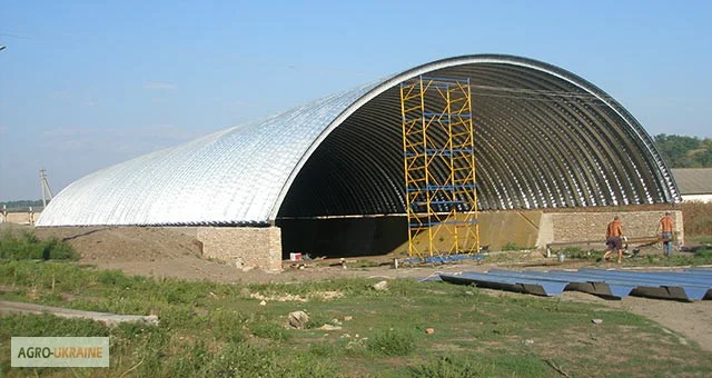 Бескаркасные арочные ангары - фото № 2