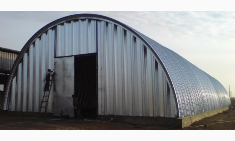 Монтаж і виробництво безкаркасних арочних ангарів - фото № 10