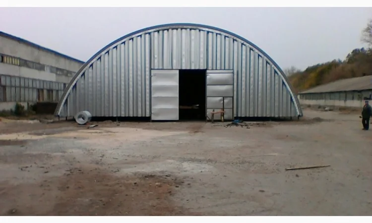 Монтаж і виробництво безкаркасних арочних ангарів - фото № 3