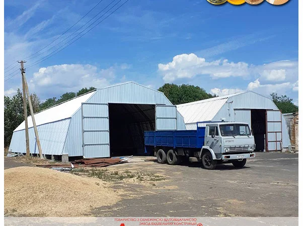 Строительство металлических сборно-разборных ангаров / складов / цехов серии «Кремень-А» - фото № 1