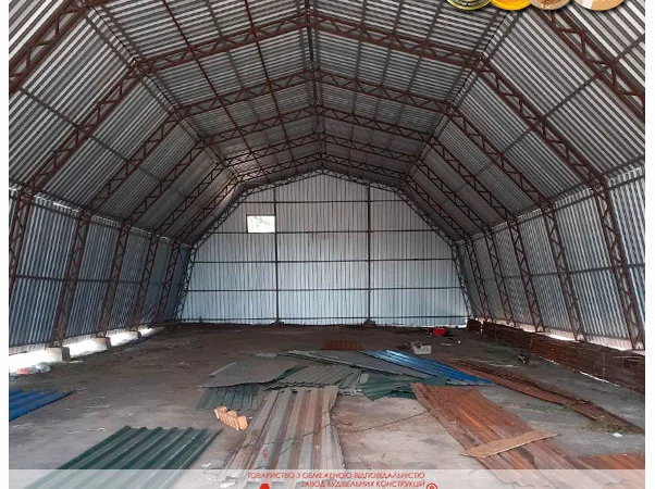 Строительство металлических сборно-разборных ангаров / складов / цехов серии «Кремень-А» - фото № 3