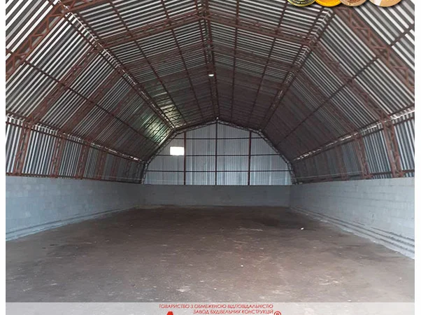 Строительство металлических сборно-разборных ангаров / складов / цехов серии «Кремень-А» - фото № 4