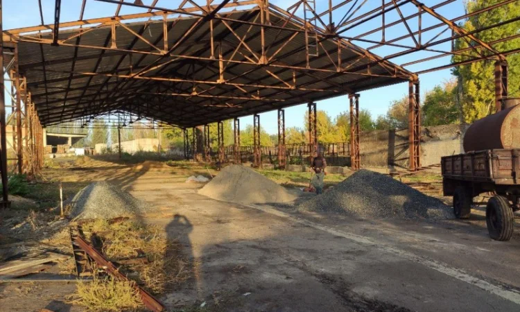 Ангар, ремонт зерносклада, реконструкция ангара. Замена кровли на складе - фото № 4