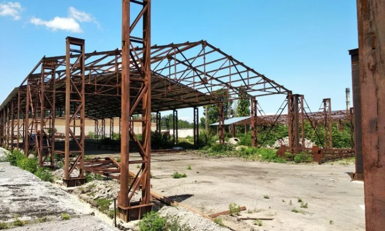 Ангар, ремонт зерносклада, реконструкция ангара. Замена кровли на складе - фото № 1