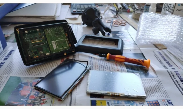 Замена тачскрина Trimble - фото № 4