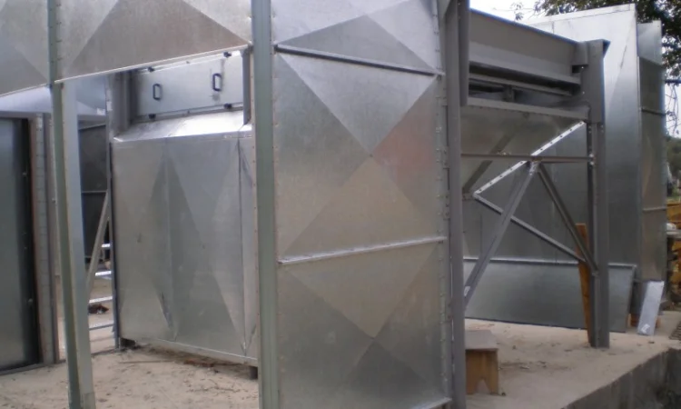 Ремонт - зерносушилка Kepler Weber после пожара - фото № 6