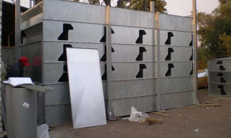 Ремонт - зерносушилка Kepler Weber после пожара - фото № 1