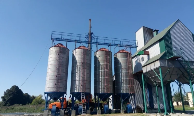 Монтаж охолоджувачів зерна ОБВ-25, ОБВ-40 - фото № 3