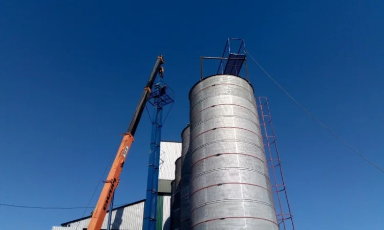 Монтаж охолоджувачів зерна ОБВ-25, ОБВ-40 - фото № 6