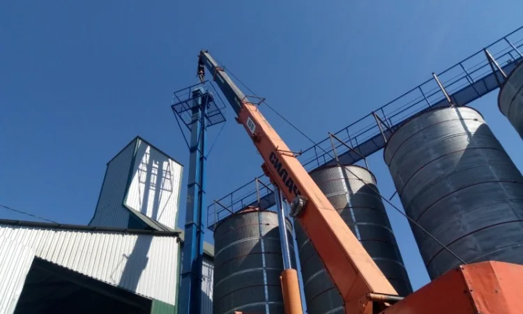 Монтаж охолоджувачів зерна ОБВ-25, ОБВ-40 - фото № 7