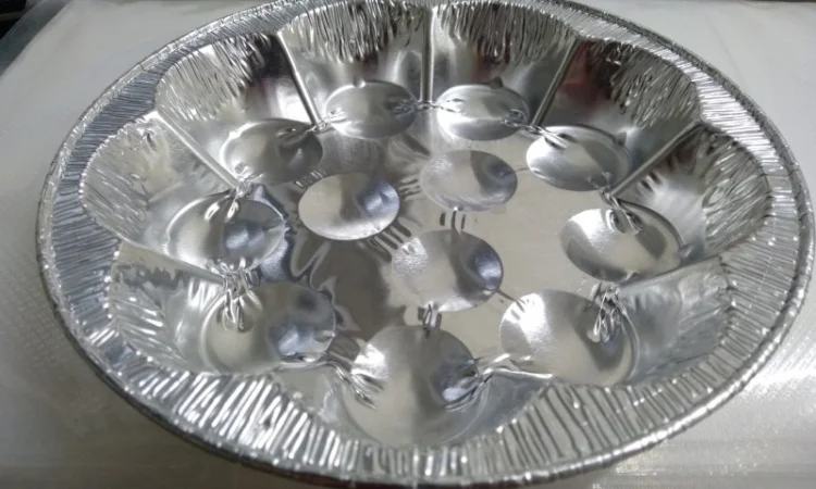 Тарелка алюминиевая для приготовления эскарго - фото № 1