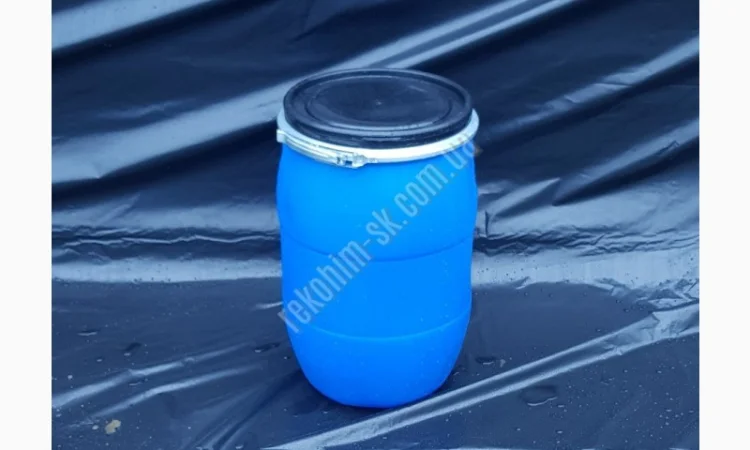 Пластиковая пищевая бочка 60л (б/у) - фото № 1