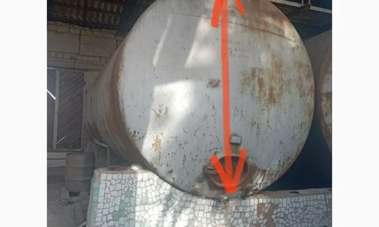 Емальована бочка 50 кубів, резервуар для зберігання - фото № 6