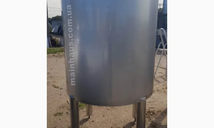 Нержавеющая емкость 1 куб. м. aisi-304 вертикальная новая - фото № 3