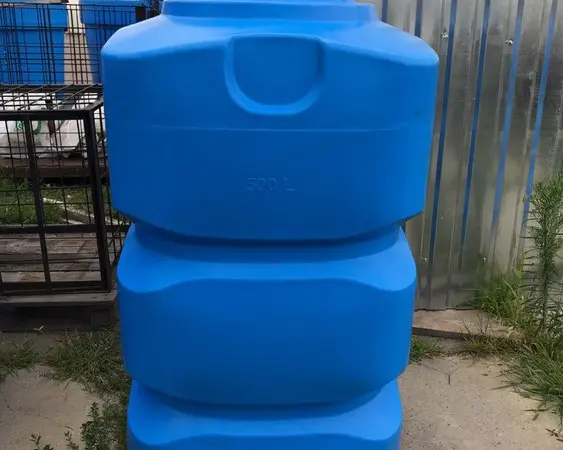Плоска (вузька) ємність для води на 500 літрів BK-500 - фото № 1