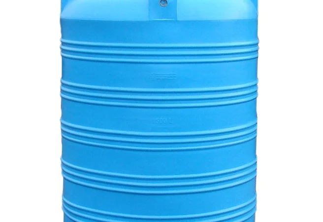 Вертикальная емкость V-1500 литров для хранения воды - фото № 1