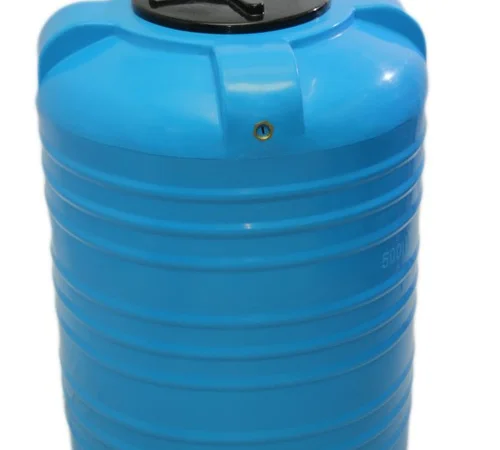 Вертикальная пластиковая емкость объемом 500 литров - фото № 1