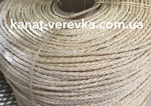 Канат сизалевый 6мм 100м - фото № 4