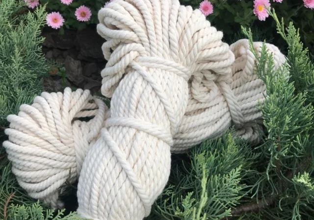 Канат хлопчатобумажный (х/б). Диаметр 8мм -50м - фото № 4