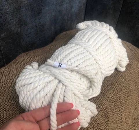 Канат хлопчатобумажный (х/б). Диаметр 8мм -50м - фото № 1